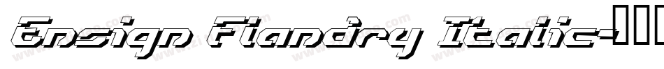 Ensign Flandry Italic字体转换